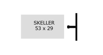 SKELLER 53x29 anthrazit lackiert