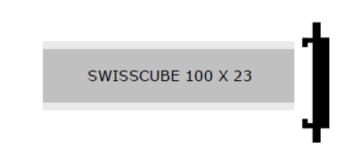 SWISSCUBE 100 x 23