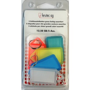 Klapp-Schlüsseletiketten gross Selbstbedienung 12.50