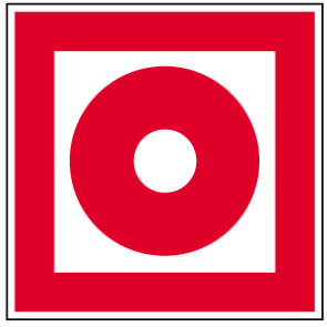 Brandmelder Aluminium 148x148mm