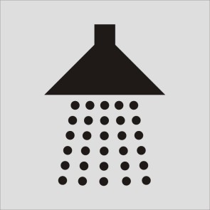 Dusche Aluminiumschild  17109-E