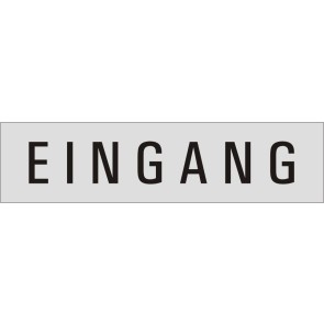 EINGANG Aluminiumschild 27068-E