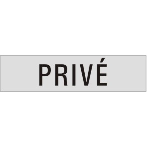 PRIVÉ Aluminiumschild 27075-E