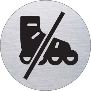 Verbot für fahrzeugähnliche Geräte Edelstahl 39063