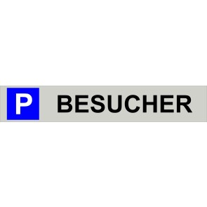 Budget Parkplatzschild BESUCHER