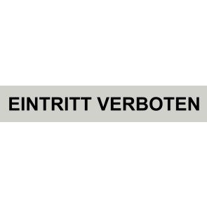 Budget Parkplatzschild EINTRITT VERBOTEN