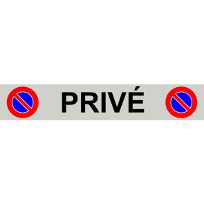 Budget Parkplatzschild PRIVE