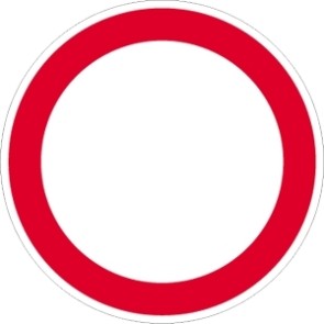 Verbotsschild Allgemeines Verbot