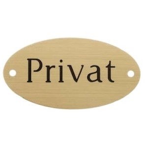 Türschild Messing Nr. 61793