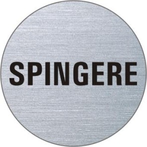 SPINGERE Edelstahlschild 7352