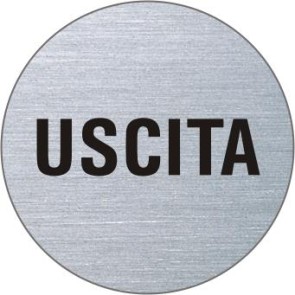 USCITA Edelstahlschild 7359