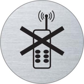 Handyverbot Edelstahlschild 7526
