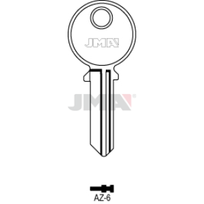 Schlüsselrohling - AZ-6