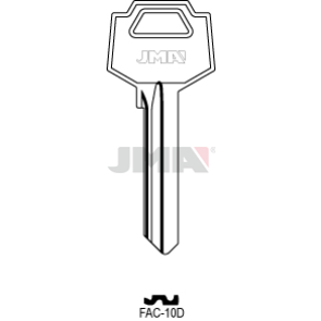 Schlüsselrohling - FAC-10D