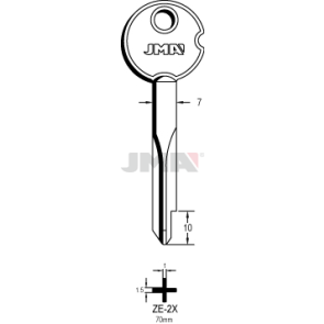 Schlüsselrohling - ZE-2X