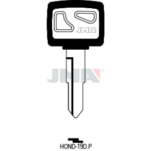 Schlüsselrohling-Plastikkopf - HOND-19D.P