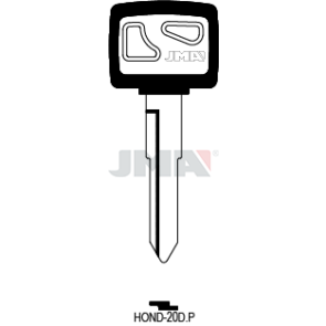 Schlüsselrohling-Plastikkopf - HOND-20D.P