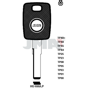 Transponder-Schlüsselrohling - TP00HU-HAA.P