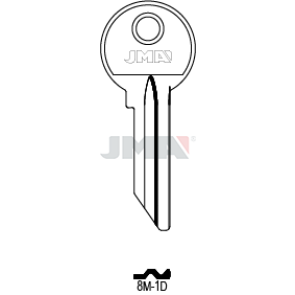 Schlüsselrohling - 8M-1D