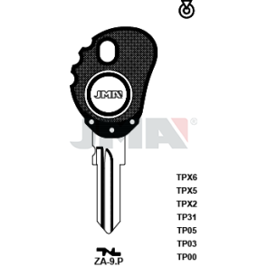 Transponder-Schlüsselrohling - TP00ZA-9.P