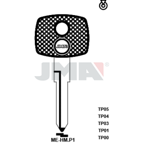 Transponder-Schlüsselrohling - TP00ME-HM.P1