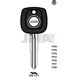 Transponder-Schlüsselrohling - TP00DAI-1.P1