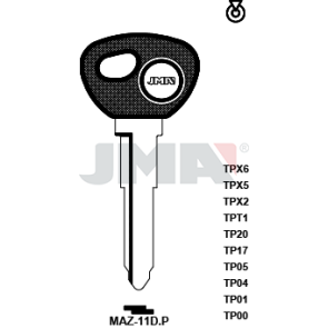 Transponder-Schlüsselrohling - TP00MAZ-11D.P