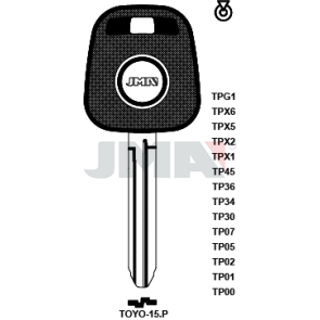 Transponder-Schlüsselrohling - TP00TOYO-15.P