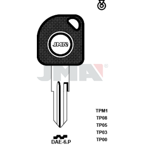 Transponder-Schlüsselrohling - TP00DAE-6.P