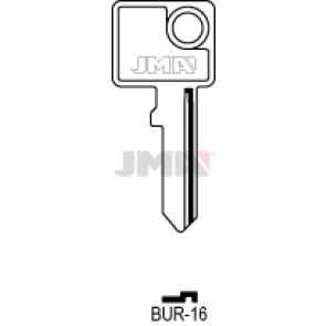 Schlüsselrohling - BUR-16