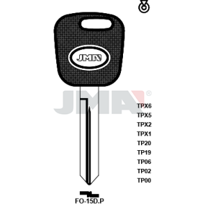 Transponder-Schlüsselrohling - TP00FO-15D.P