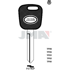 Transponder-Schlüsselrohling - TP00FO-16.P