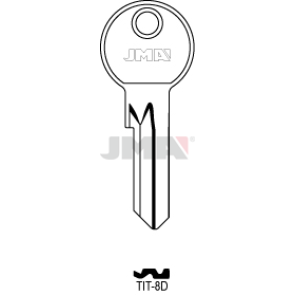 Schlüsselrohling - TIT-8D