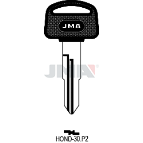 Schlüsselrohling-Plastikkopf - HOND-30.P2