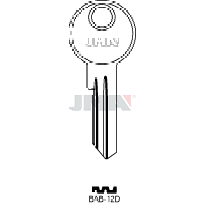 Schlüsselrohling-Spezialprofile - BAB-12D