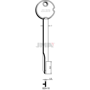 Rohlinge zu Einbausicherung - GEA-1X