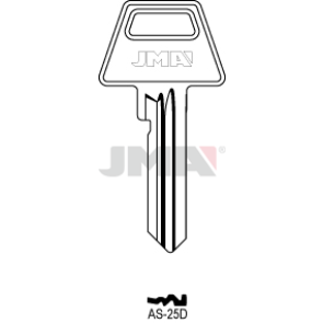 Schlüsselrohling-Spezialprofile - AS-25D