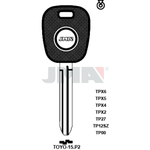 Transponder-Schlüsselrohling - TP00TOYO-15.P2