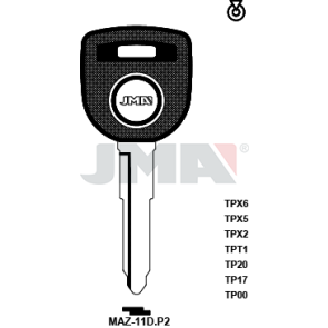 Transponder-Schlüsselrohling - TP00MAZ-11D.P2