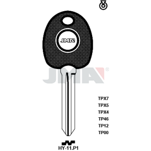 Transponder-Schlüsselrohling - TP00HY-11.P1