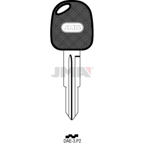 Schlüsselrohling-Plastikkopf - DAE-3.P2