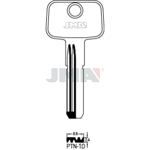 Schlüsselrohling Spezialprofil - PTN-1D