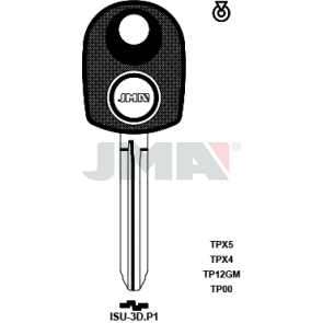 Transponder-Schlüsselrohling - TP00ISU-3D.P1