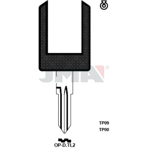 Transponder-Schlüsselrohling - TP00OP-D.TL2