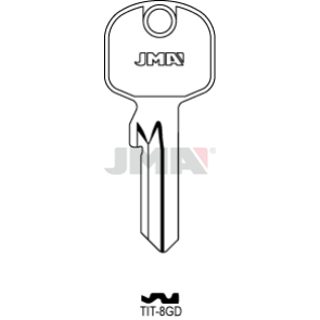 Schlüsselrohling - TIT-8GD