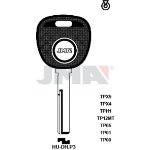 Transponder-Schlüsselrohling - TP00HU-DH.P3