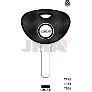 Transponder-Schlüsselrohling - TP00BM-7.P