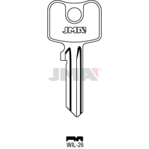 Schlüsselrohling Spezialprofile - WIL-26