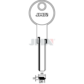 Schlüsselrohling Spezialprofil - DR-1