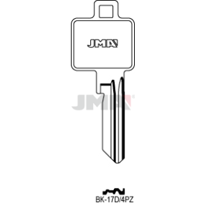 Schlüsselrohling Spezialprofile - BK-17D/4PZ